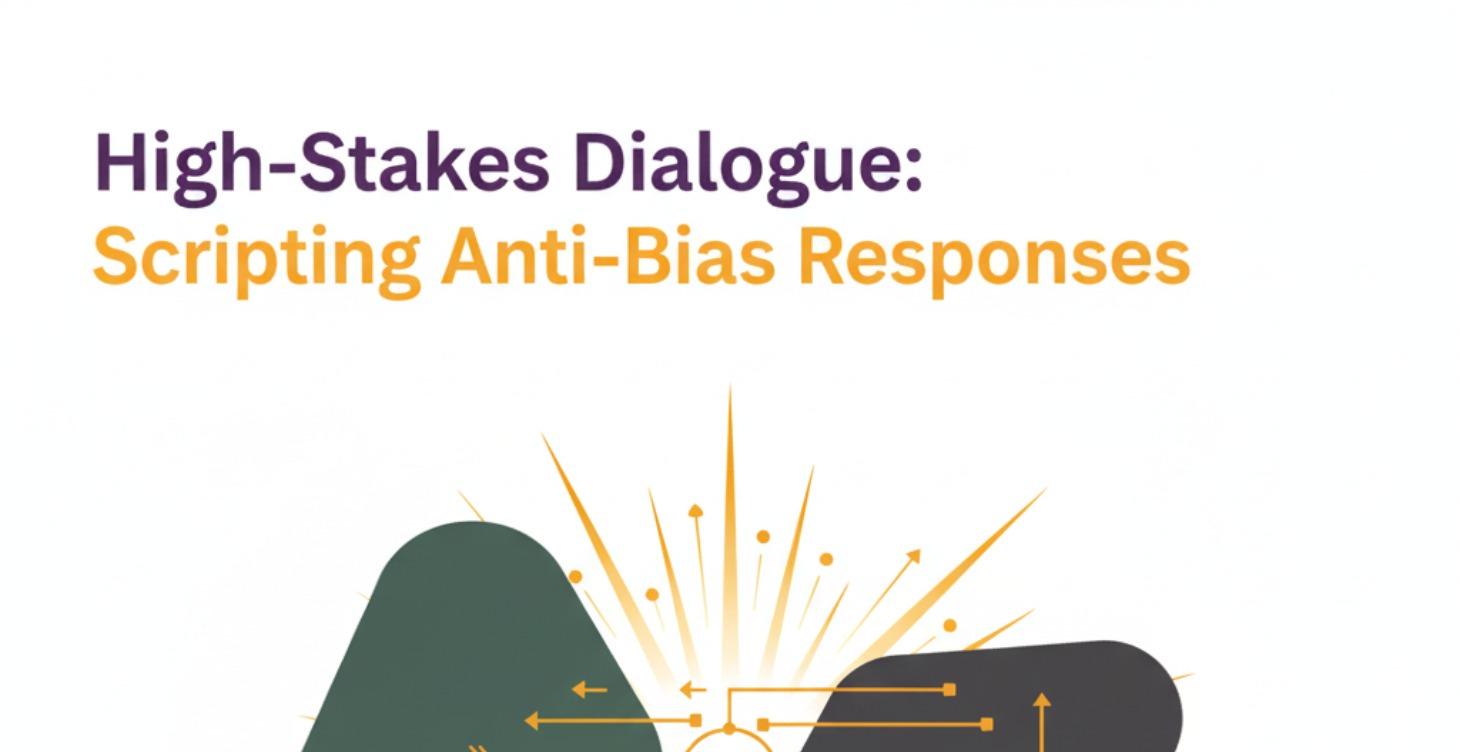 High-Stakes Dialogue Scripting Anti-Bias Responses
