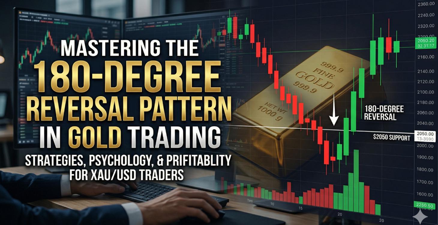 How to trade gold -180-degree reversal pattern?