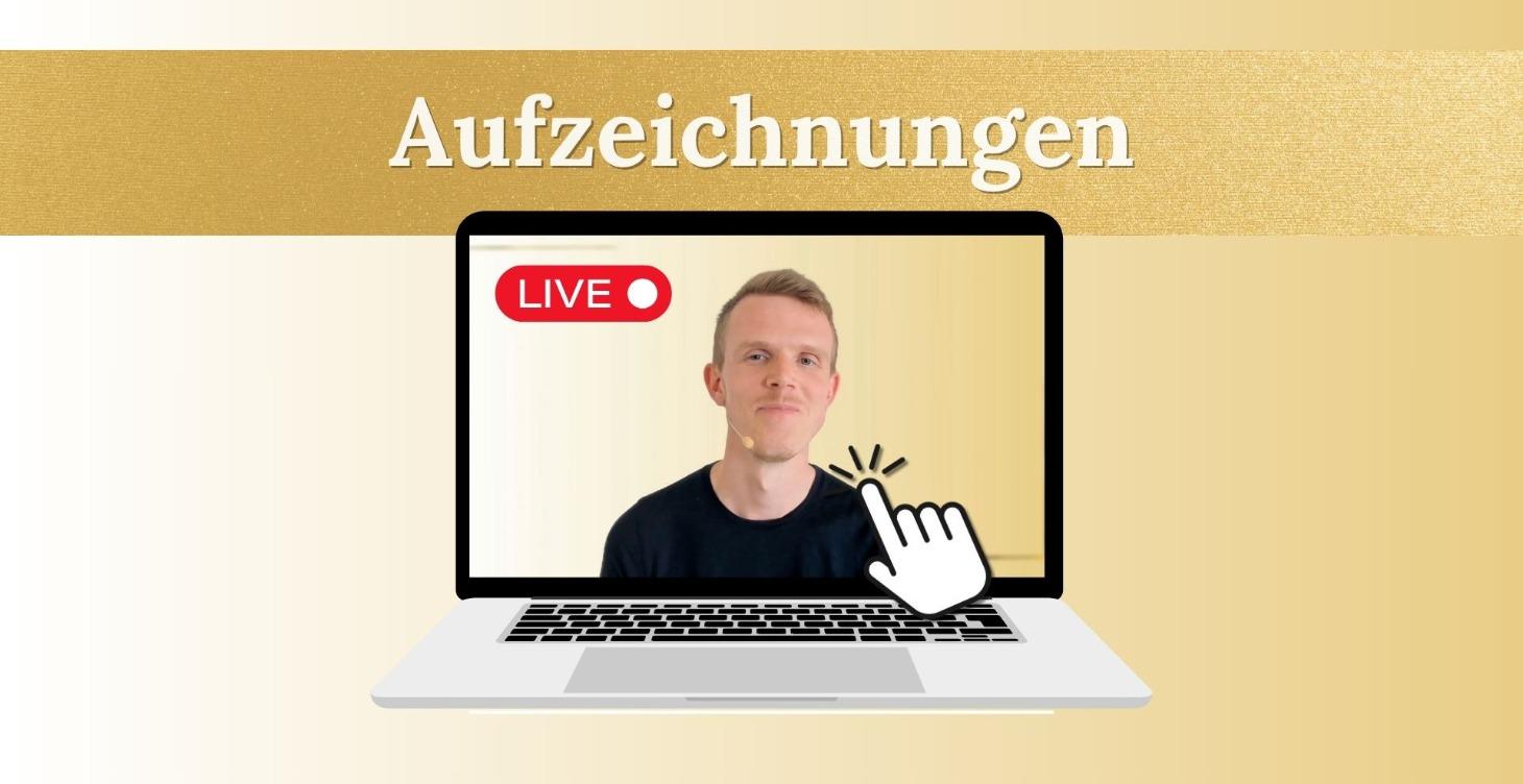 Aufzeichnungen: Live Sessions 🤍