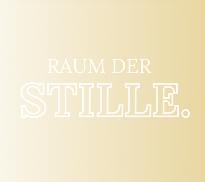Stille. Jetzt