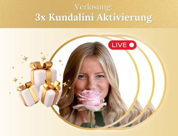 NEU: Verlosung von 3x Kundalini Aktivierungs Sessions 🎁
