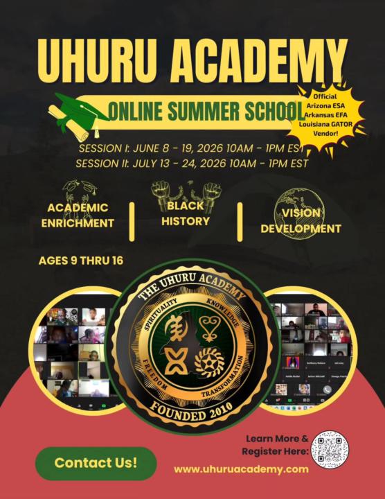 Uhuru Academy Online Summer School