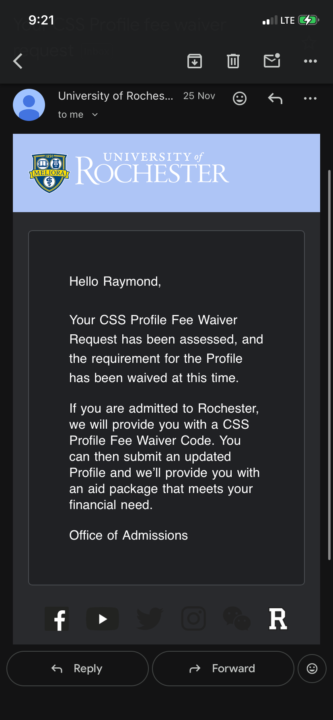 Plead for interpretation Rochester applications 