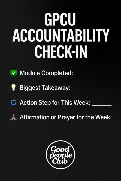 🎯  GPCU Accountability Check-In