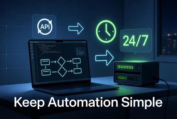 Busy week, better server, and keeping automation simple