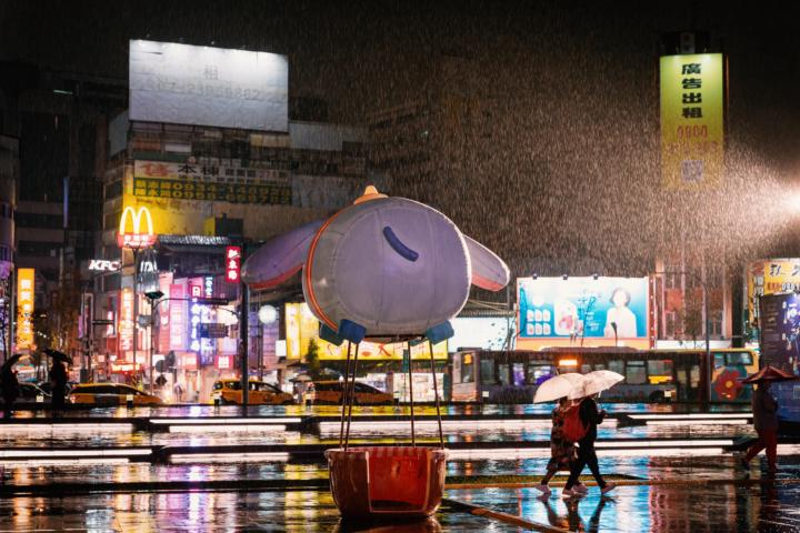 台中火車站的流動