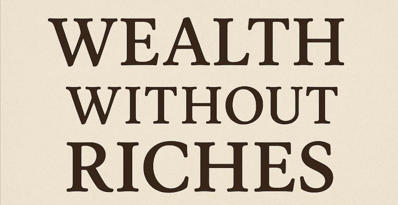 Course 99 - Building Wealth Without Riches Part 9