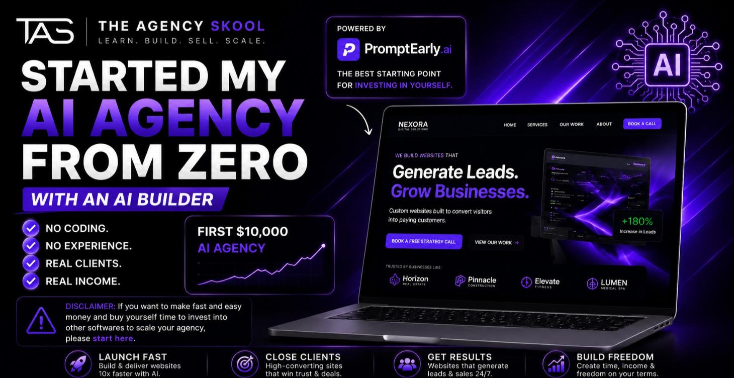 How to sell websites with Promptearly.Ai