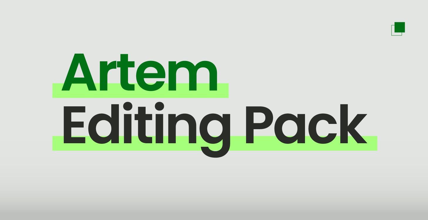 📦 Artem Editing Pack