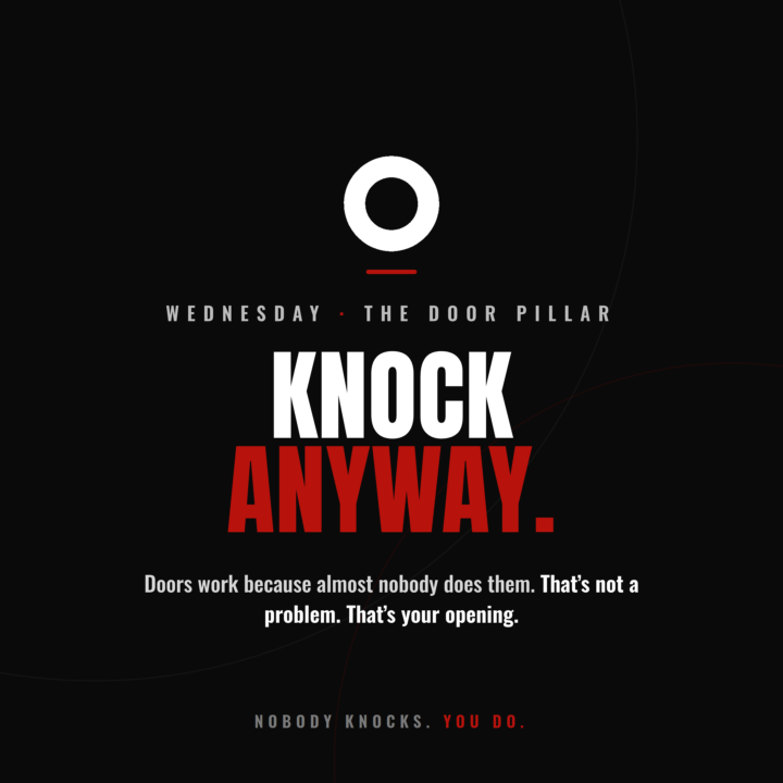 WEDNESDAY — DOOR · The 100-Door Route