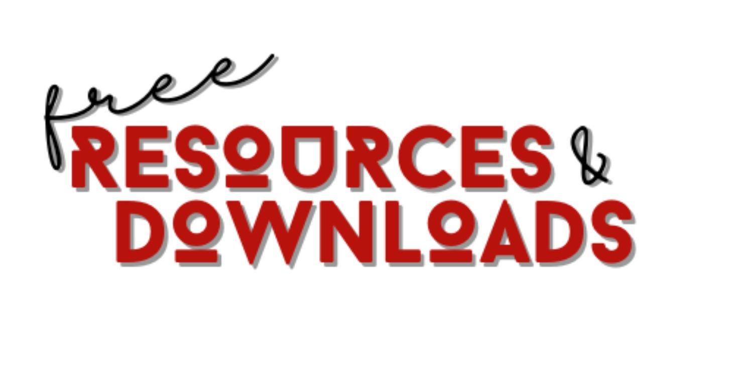 FREE RESOURCES & DOWNLOADS