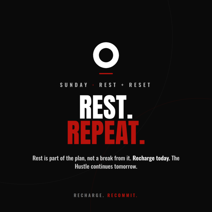 SUNDAY — THE WEEKLY RESET