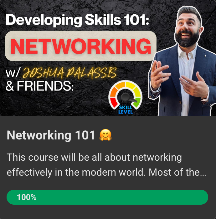 Networking Course Up Now! ✅