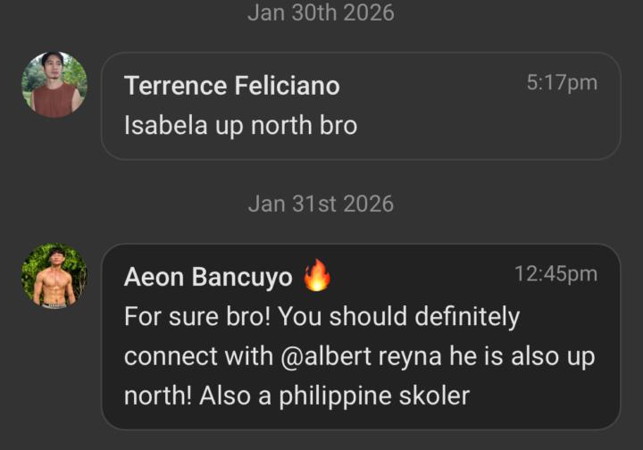 I’ve connected a fellow filipino! 