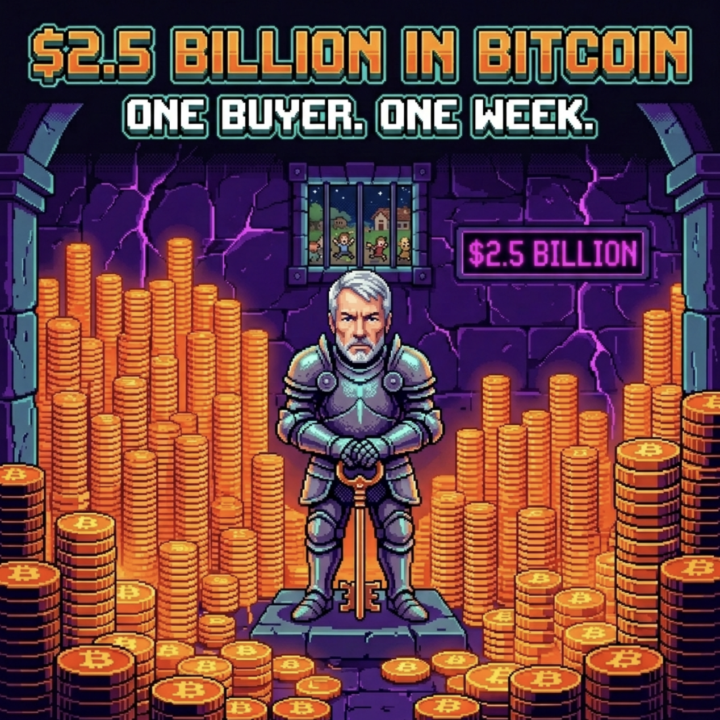$2.5 Billion in Bitcoin. One Buyer. One Week.