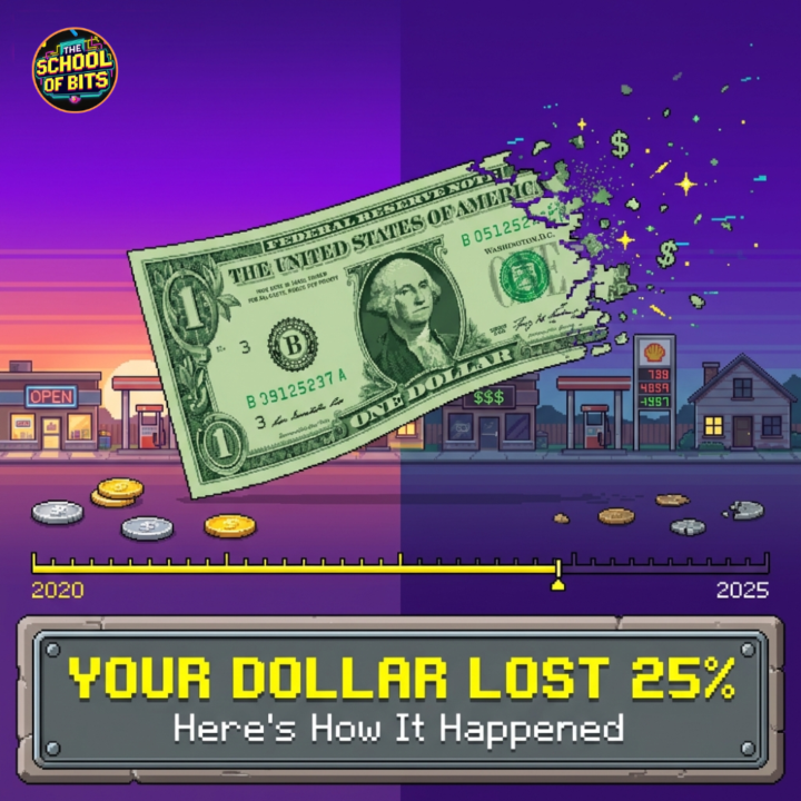 Your Dollar Lost 25% of Its Value. Here's How It Happened.
