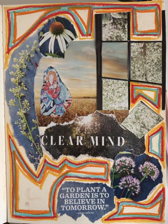 My Most Recent Art Journal Page