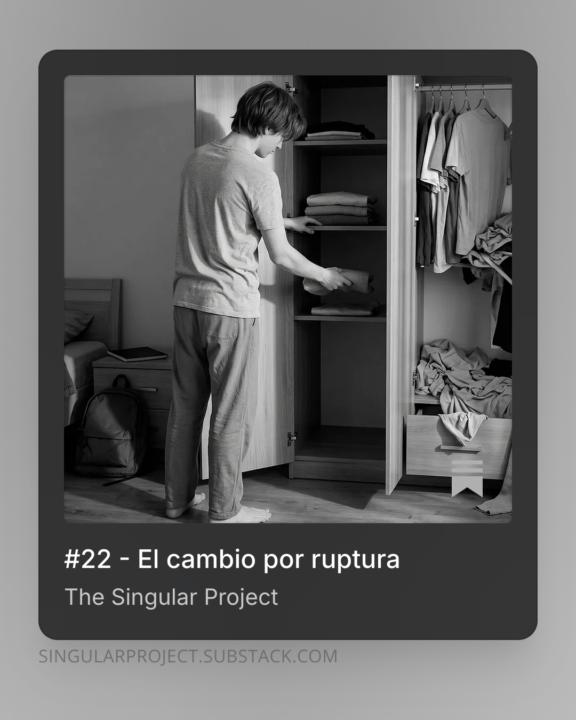 ¿Eliges el cambio o esperas a que te lo elijan?