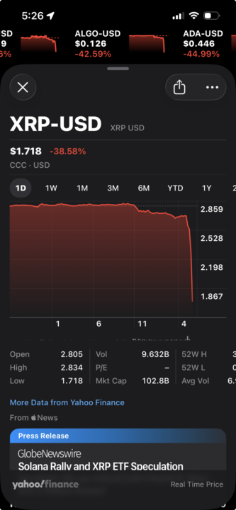 Did you lose money in the biggest crash in crypto history . . . 
