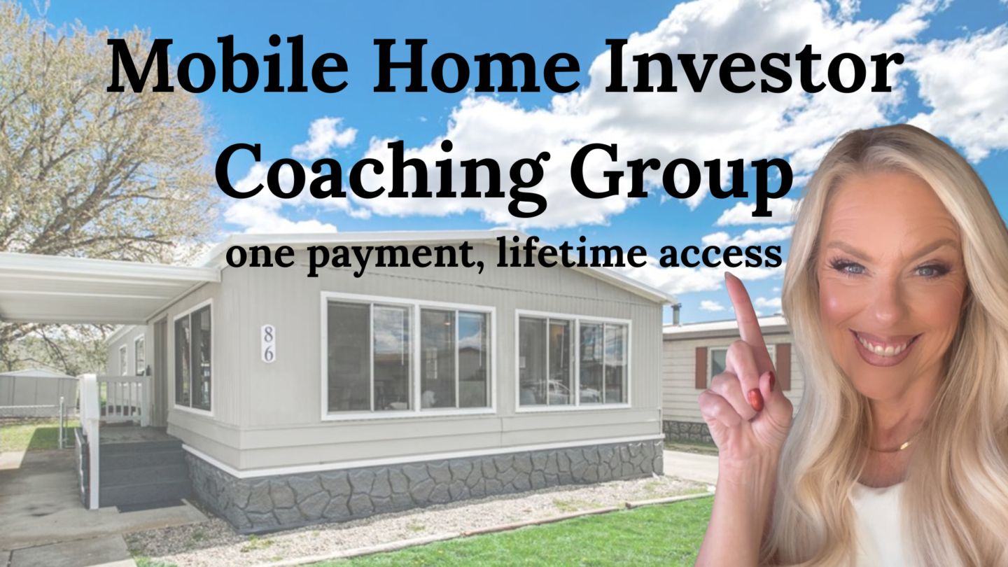 Mobile Home Investor Coaching