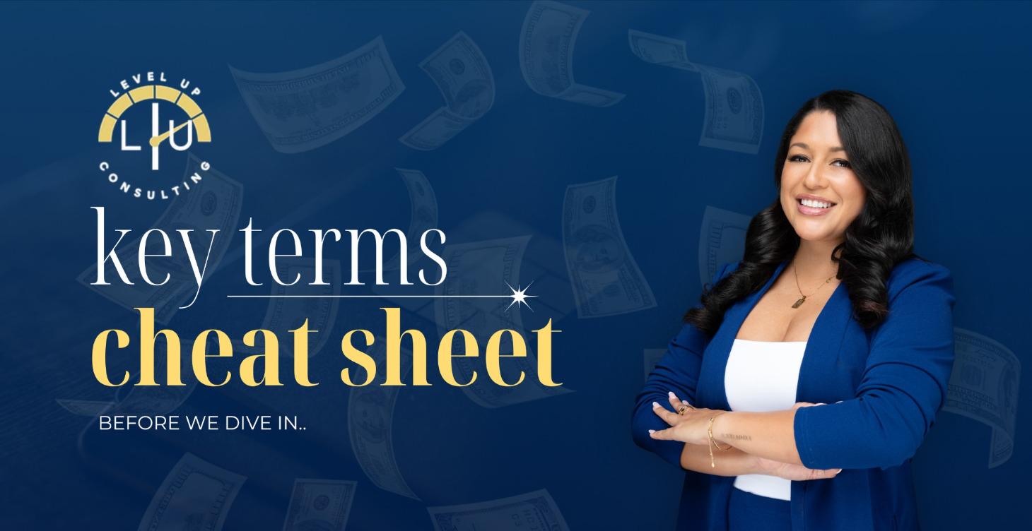 🧾 KEY TERMS & CHEAT SHEET