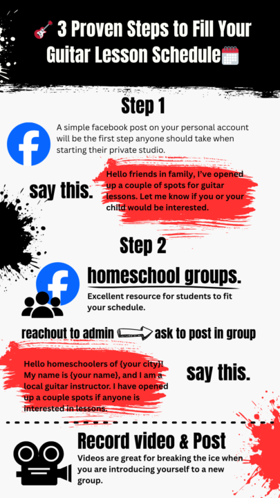 Get your first students