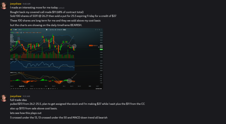 interesting trade today