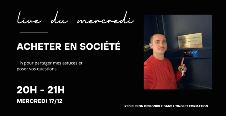 Voici l'annonce des 6 prochains lives 