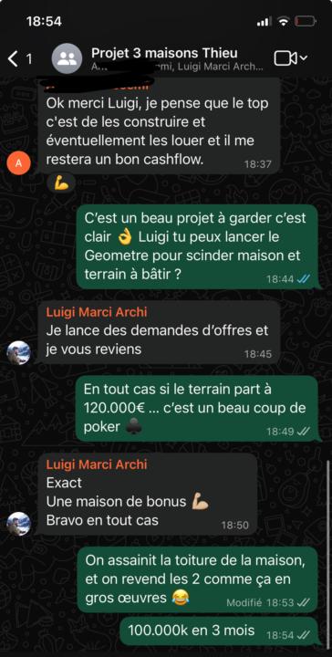 🔥 Réussite membre – Projet à La Louvière