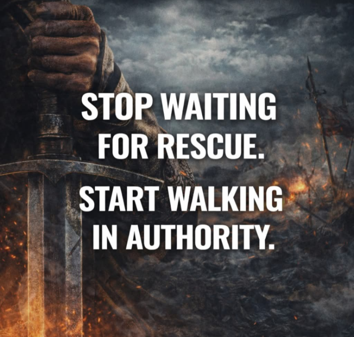 Walking in authority with God.