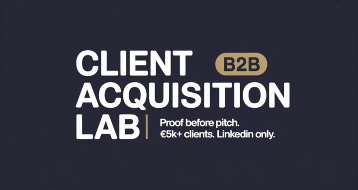 B2B Client Acquisition Lab
