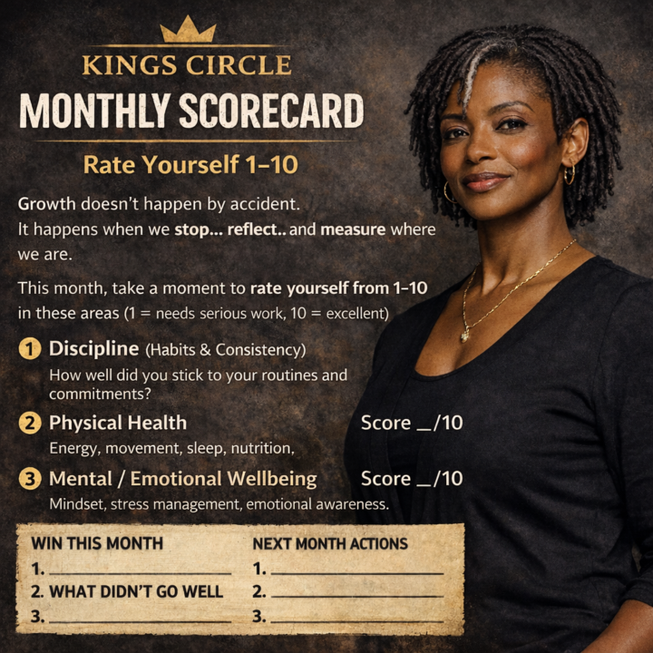 The Kings Circle Personal Growth Check-In