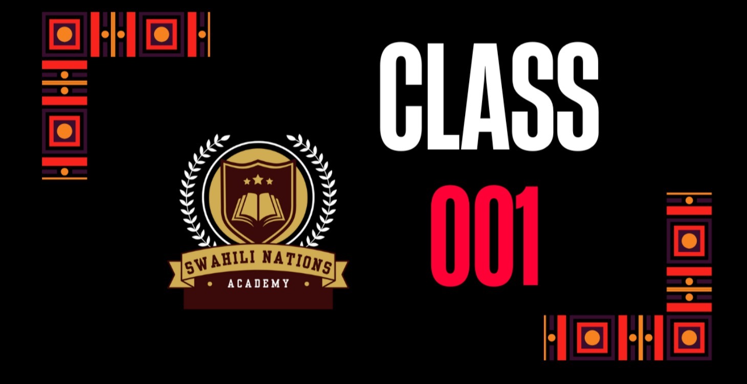 SWAHILI LESSON 001