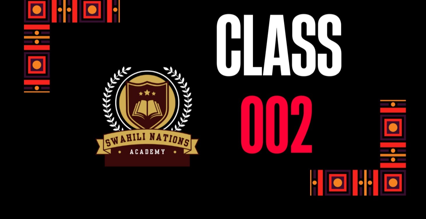 SWAHILI LESSON 002