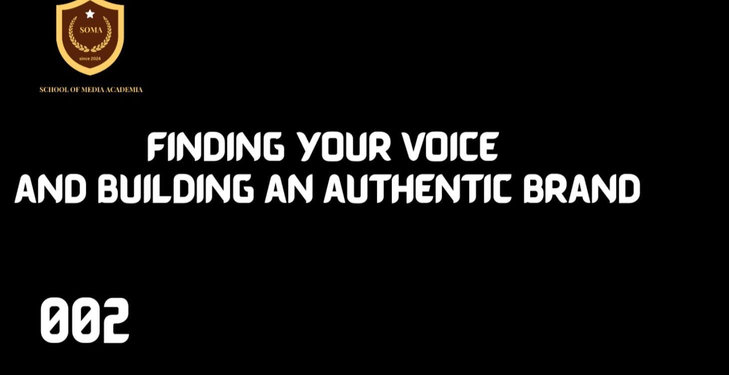 FIND YOUR VOICE AND AUTHENTIC BRAND
