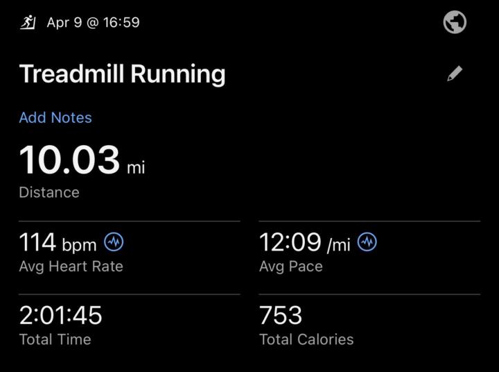 Racking up miles