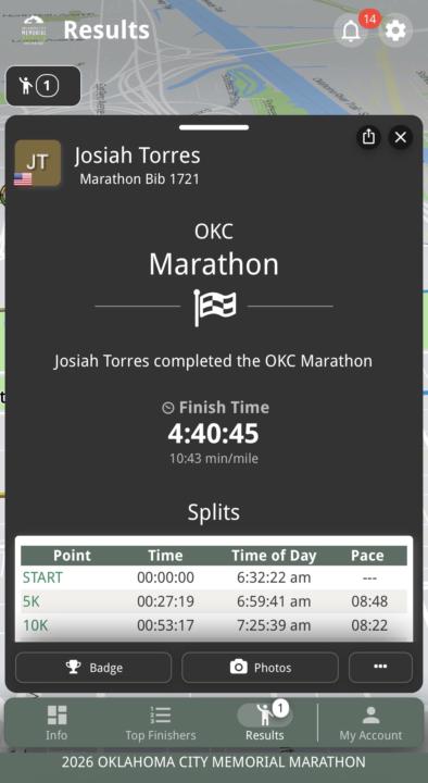 Marathon debrief 