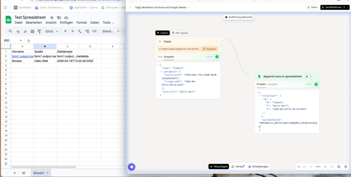 Tag9_Workflows mit Excel und Google Sheets