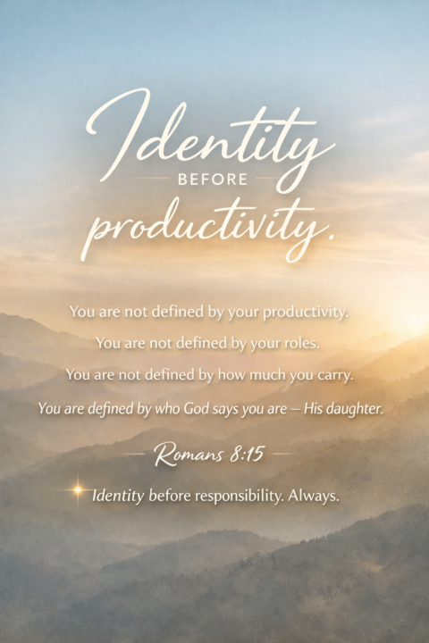 💛 Identity before responsibility. Always.