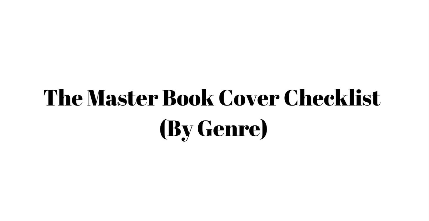 The Master Book Cover Checklist (By Genre)