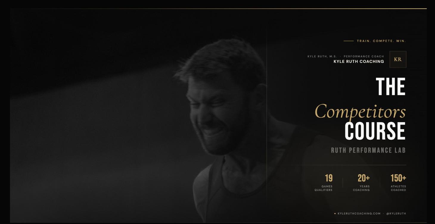 The Competitors Course