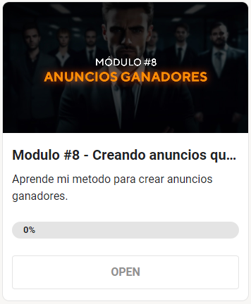 Módulos #8 & #10 Ya Disponibles 🔥