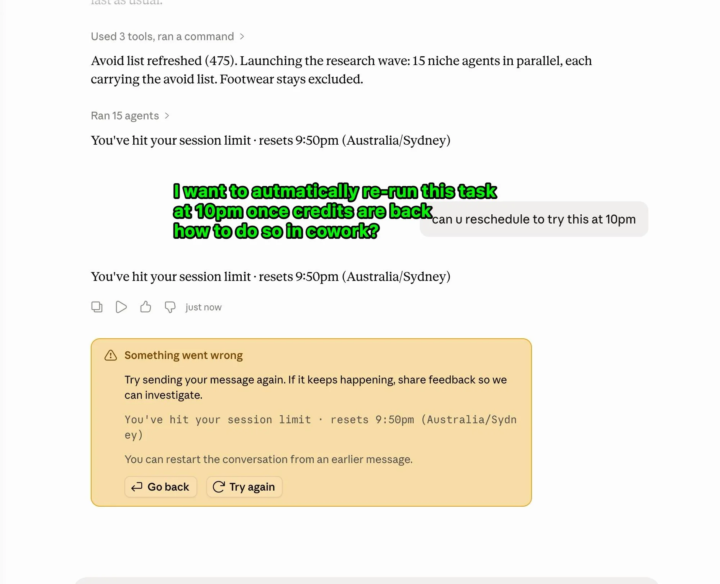 How to automatically get claude to re-run task