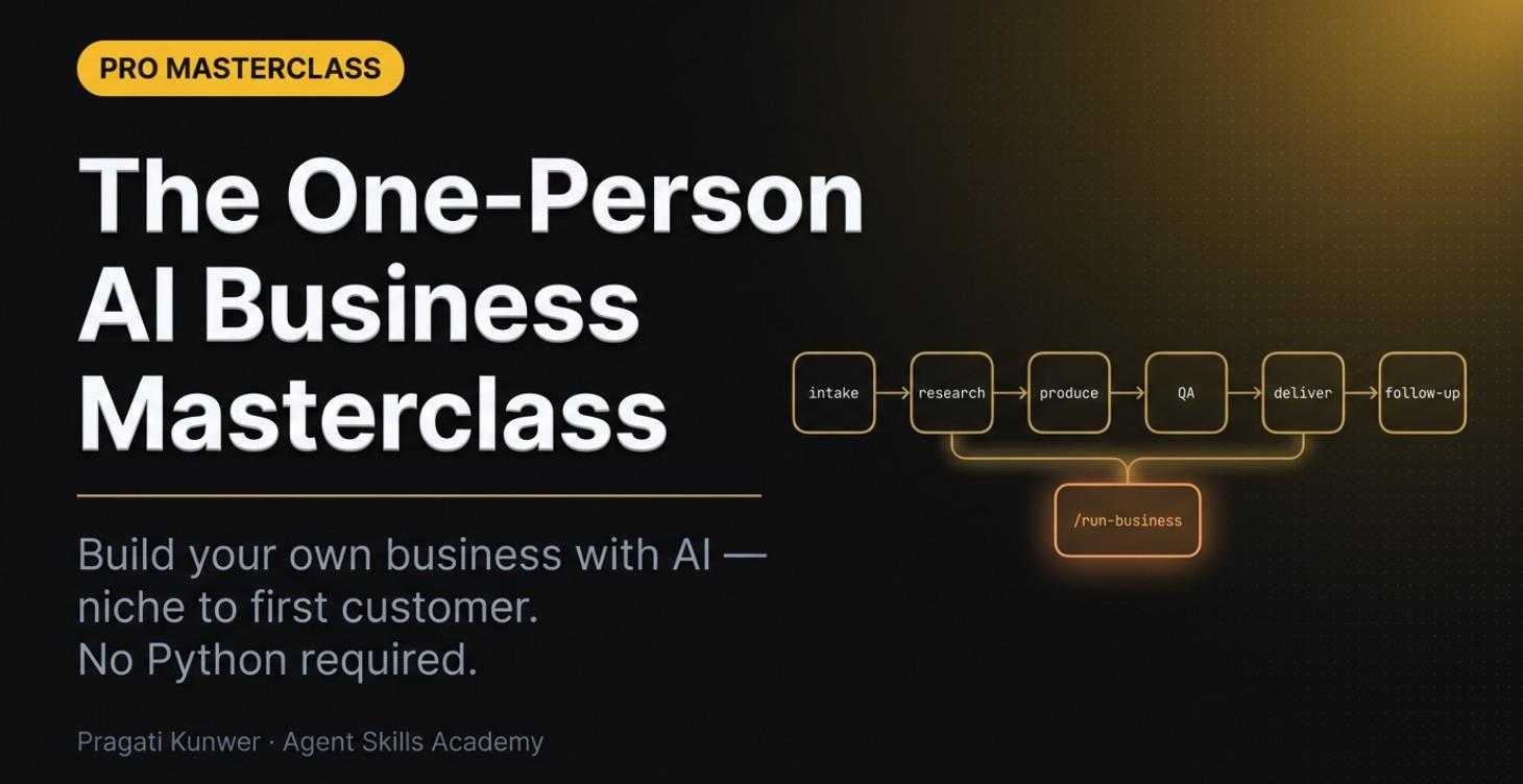 The One-Person AI Business Masterclass