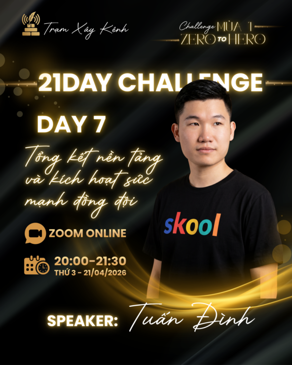 📣 DAY 7: TỔNG KẾT NỀN TẢNG VÀ KÍCH HOẠT SỨC MẠNH ĐỒNG ĐỘI