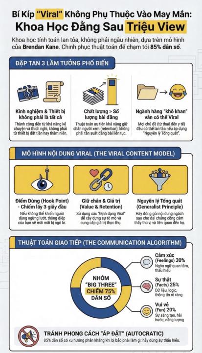VIRAL LÀ MỘT MÔN KHOA HỌC, KHÔNG PHẢI VÉ SỐ!