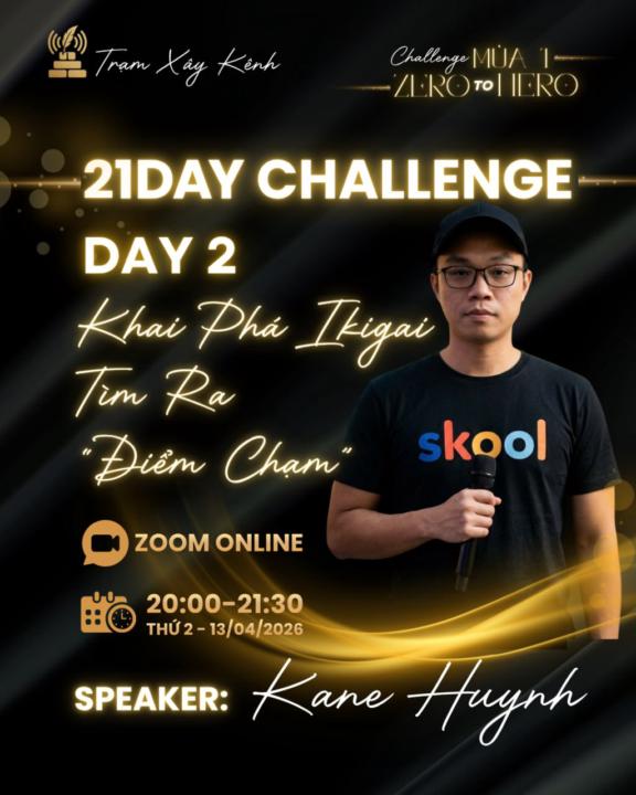 Ngày #2: Khai phá IKIGAI - tìm ra "điểm chạm" để bứt phá