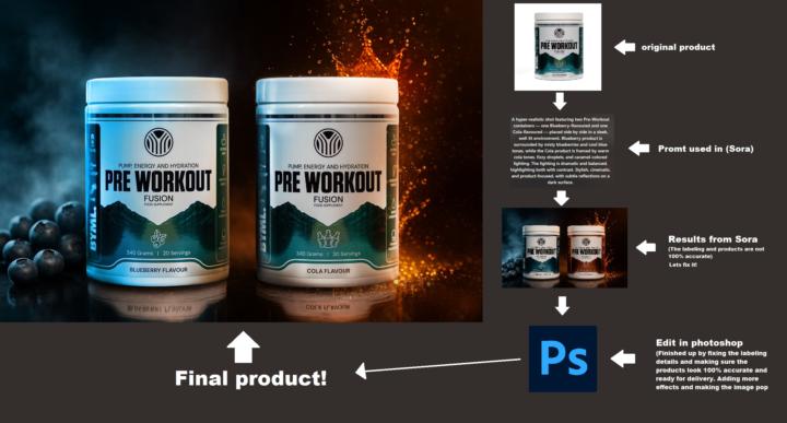 How I deliver fire product photos using AI!