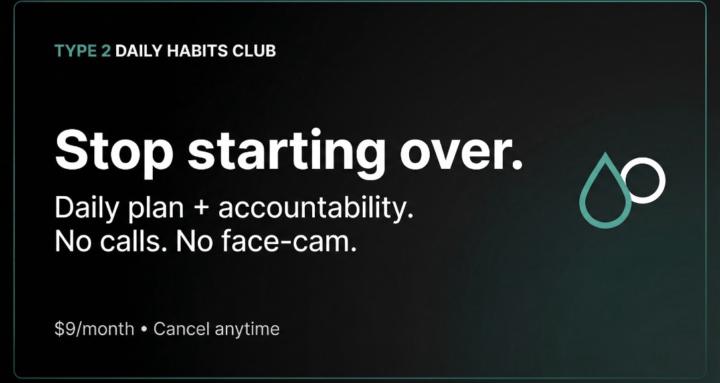 Type 2 Daily Habits Club