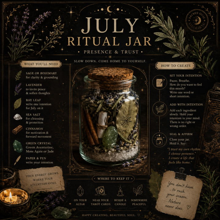 ✨ The July Ritual Jar is here! 🌿